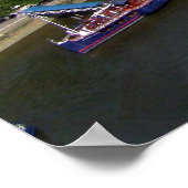 Blick vom London Eye Poster (Ecke)