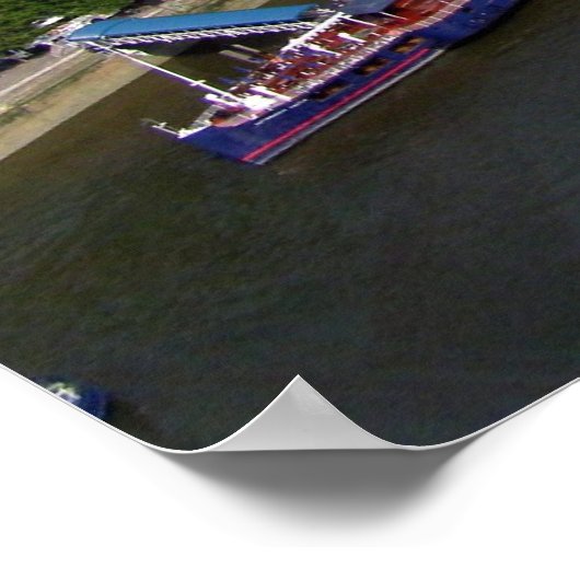 Blick vom London Eye Poster (Ecke)