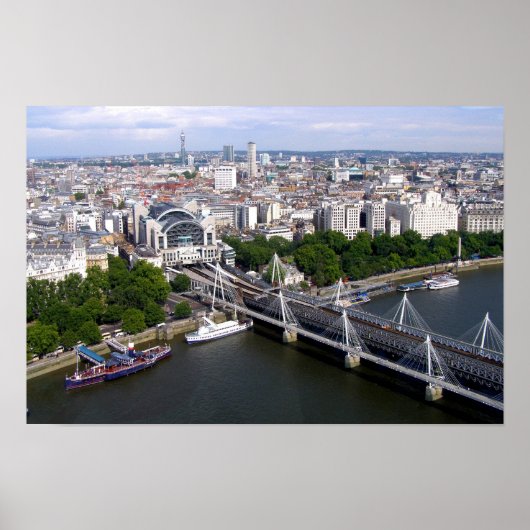 Blick vom London Eye Poster (Vorne)