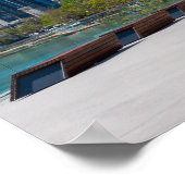 Blick vom Marinestreff Poster (Ecke)