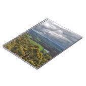 Blick vom Mount Buninyong Spiral Notebook Notizblock (Linke Seite)