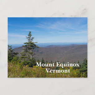 Blick vom Mount Equinox in Vermont Feiertagspostkarte