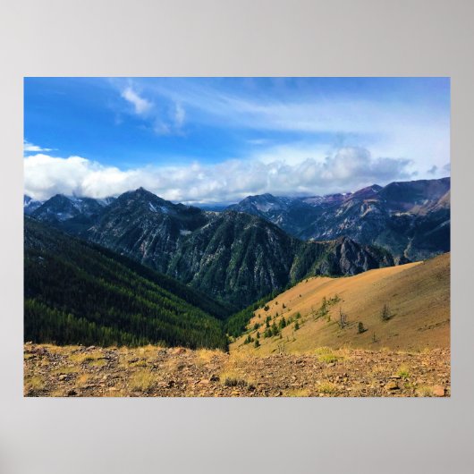 Blick vom Mount Howard Summit, OR Poster (Vorne)