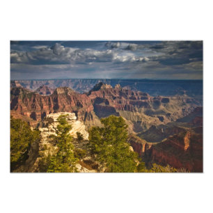 Blick vom North Rim Visitor Center - Grand Fotodruck
