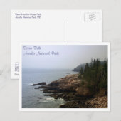 Blick vom Ozeanweg Postkarte (Vorne/Hinten)