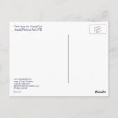 Blick vom Ozeanweg Postkarte (Rückseite)