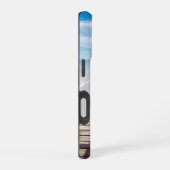Blick vom Pier über Meer iPhone 16 Hülle (Rechte Seite)