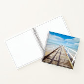 Blick vom Pier über Meer Notizblock (Innenseite)