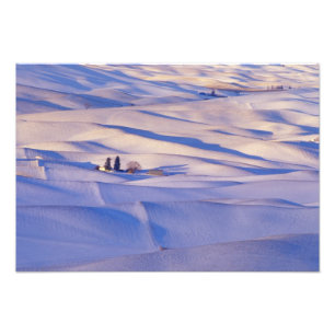 Blick vom Steptoe Butte auf rollende Hügel Fotodruck