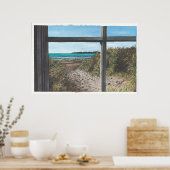 Blick vom Stinson Beach Snack Bar Window Poster (Küche)