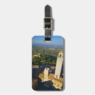 Blick vom Turm, San Gimignano, Siena, Toskana Gepäckanhänger