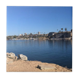 Blick vom Wedge, Newport Beach, Kalifornien Fliese