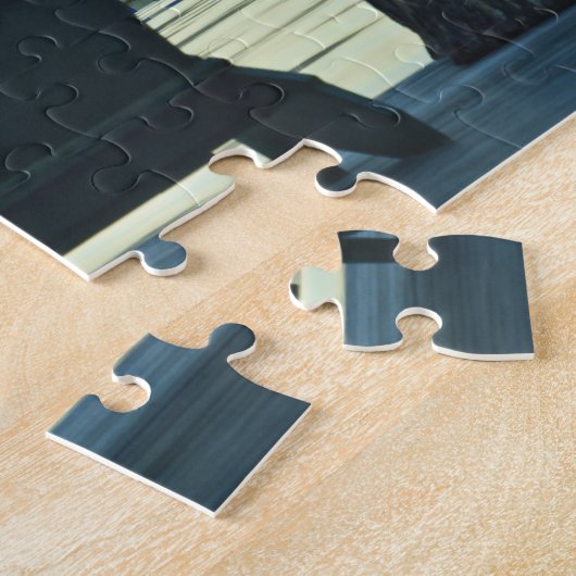 Blick von Adirondack-Stühlen in den Adirondacks, N Puzzle (Seite)