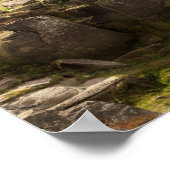 Blick von Curbar Edge, Peak District Foto Poster (Ecke)