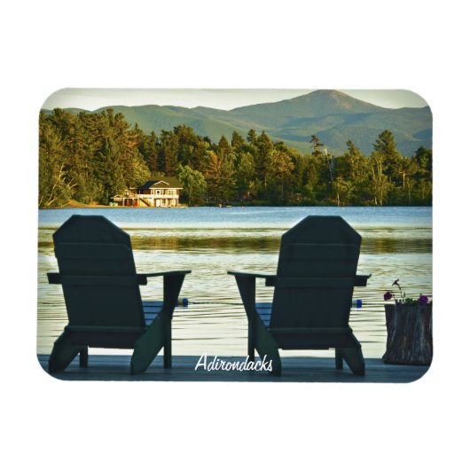 Blick von den Adirondack-Stühlen in den Adirondack Magnet (Horizontal)