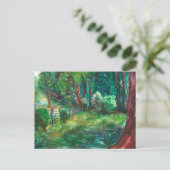 "Blick von der Lodge." Postkarte (Stehend Vorderseite)