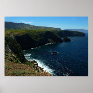 Blick von der Santa Cruz Insel im Channel Islands  Poster