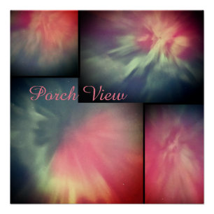 Blick von der Veranda / Corona /  Poster