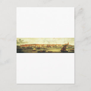 Blick von Dordrecht aus dem Norden durch Adam Will Postkarte
