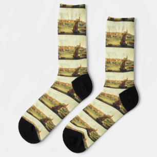 Blick von Dordrecht aus dem Norden durch Adam Will Socken