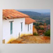 Blick von einem Hill Poster (Vorne)