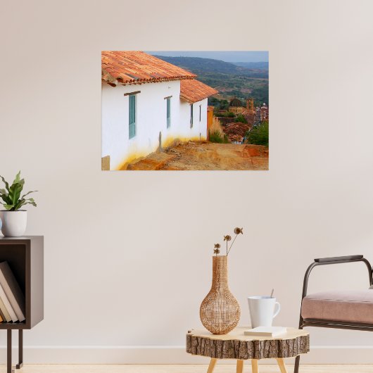 Blick von einem Hill Poster (Wohnzimmer 3)