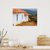 Blick von einem Hill Poster (Küche)