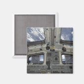 Blick von innen auf das Cockpit Magnet (Vorderseite/Rückseite)