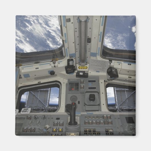 Blick von innen auf das Cockpit Magnet (Vorne)