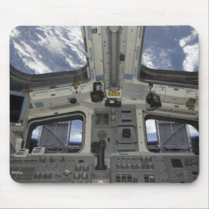 Blick von innen auf das Cockpit Mousepad