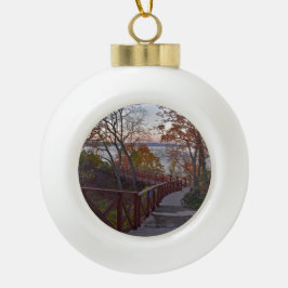 Blick von innen gesehen keramik Kugel-Ornament