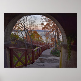 Blick von innen gesehen poster
