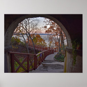 Blick von innen gesehen poster