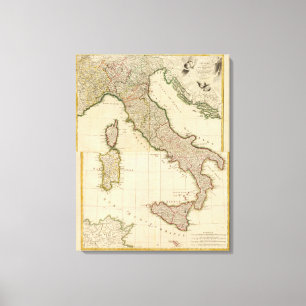 Blick von Italien Leinwanddruck