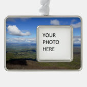 Blick von Marias Felsen Rahmen-Ornament Silber (Vorderseite)