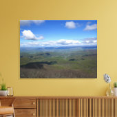 Blick von Marys Rock Leinwanddruck (Insitu (Wohnzimmer))