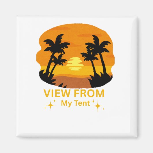 Blick von meinem Zelt - Camping Magnet (Vorne)