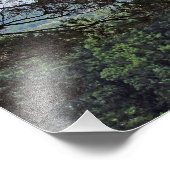 Blick von oben auf den Berg Fotodruck (Ecke)