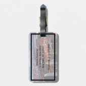 Blick von oben: Herbst im Zentralpark 01 Gepäckanhänger (Rückseite vertikal)