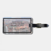 Blick von oben: Herbst im Zentralpark 01 Gepäckanhänger (Rückseite horizontal)