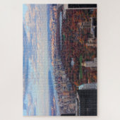 Blick von oben: Herbst im Zentralpark 01 Puzzle (Vertikal)