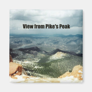 Blick von Pike's Peak Magnet