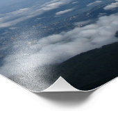 Blick von Pilatus Fotodruck (Ecke)