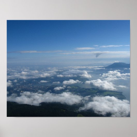 Blick von Pilatus Poster (Vorne)