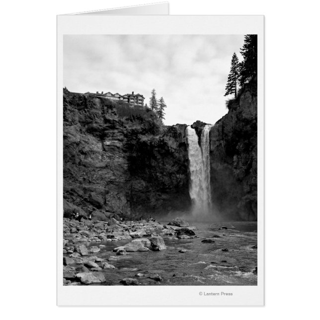 Blick von unten Wasserfall (Vorne)