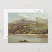 Blick von Vico Estense aus Sorrento in Richtung Postkarte (Vorne/Hinten)