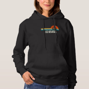 Blick weg im Mortal im Schweißen der Silhouette Hoodie