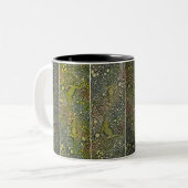 Blick weg vom Lizards Muster Zweifarbige Tasse (Vorderseite Links)