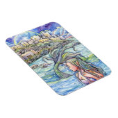 Blick zurück Fantasy Mermaid Art Magnet (Rechte Seite)