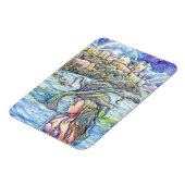 Blick zurück Fantasy Mermaid Art Magnet (Linke Seite)
